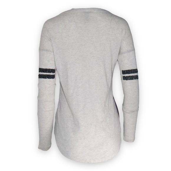 PINK Victoria’s Secret Sequin Embellished T-Shirt Size XS - Picture 4 of 9